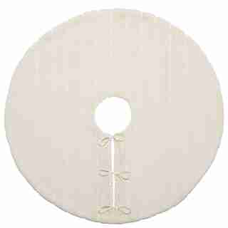 FAUX-FUR TREE SKIRT – SNOWFALL