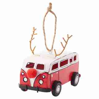 XMAS REINDEER VAN ORNAMENT