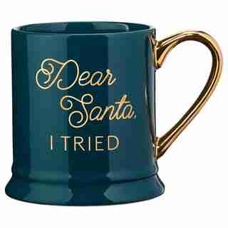 DEAR SANTA, I TRIED BARREL MUG