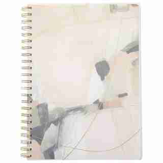 A4 POLYPRO SPIRAL NOTEBOOK GILDED ABSTRACT