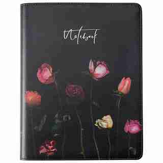 REFILLABLE ENCLOSED SPIRAL SINGLE STEM ROSE BLACK