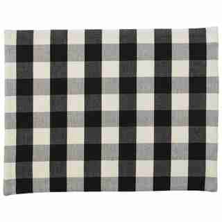 BUFFALO CHECK PLACEMAT – WHITE & BLACK