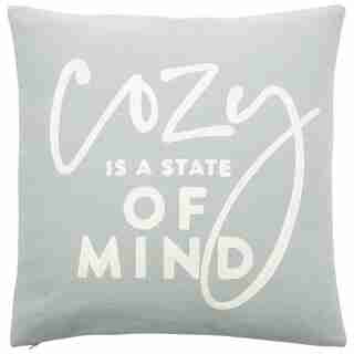 EXPRESSIONS COZY MIND PILLOW COVER – 18” X 18”