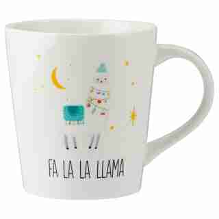FA LA LLAMA TAPERED MUG