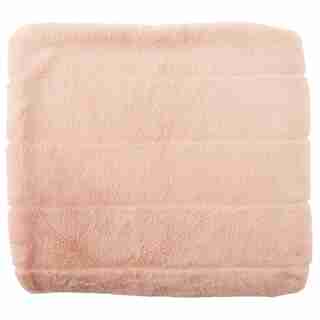 FAUX-FUR THROW – ROSE & PLAID