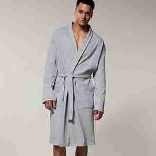 Indigo Essential Robe Heather Grey Small-Medium