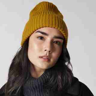 LOVE AND LORE RIBBED BEANIE CITRON