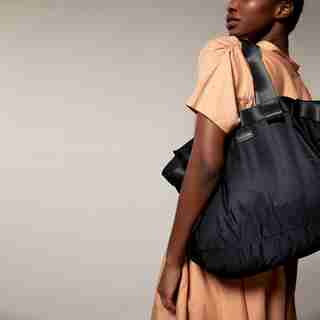 Love And Lore Packable East West Tote Black