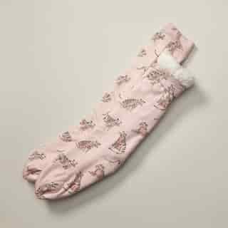 PRINTED READING SOCKS™ PINK TIGER