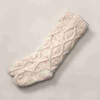 FLECKED CABLE READING SOCKS™