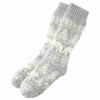 KID’S FAMILY FAIR ISLE READING SOCKS™ 5-8 YEARS
