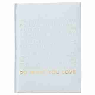 SMALL EMBOSSED JOURNAL DO WHAT YOU LOVE MINT