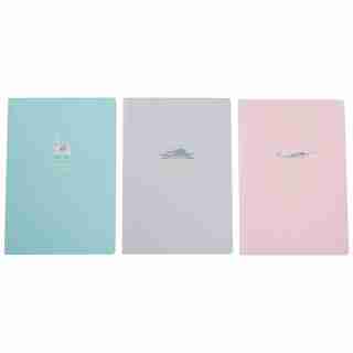 SET OF 3 SMALL NOTEBOOKS MAGIC ANIMALS LLAMA MINT