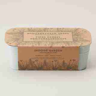 MEDITERRANEAN HERBS INDOOR GARDEN GROW KIT - LARGE