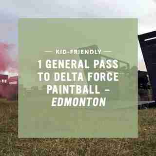 1 GENERAL PASS TO DELTA FORCE PAINTBALL - MULTIPLE LOCATIONS
