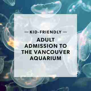 ADULT ADMISSION TO THE VANCOUVER AQUARIUM