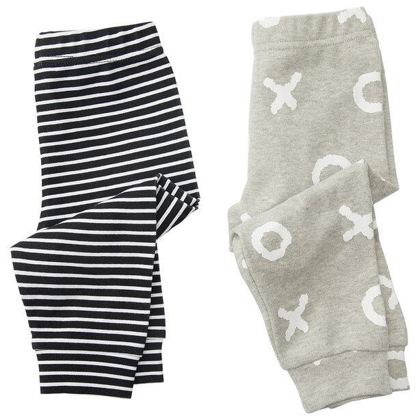 IndigoBaby Pants XOXO 6 to 12 Months (Set of 2)