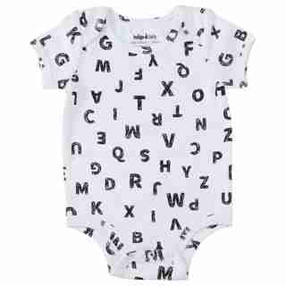 IndigoBaby Onesie Alphabet 3 to 6 Months