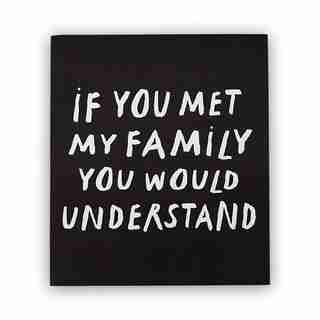 MET MY FAMILY ART PRINT – 8” x 10”