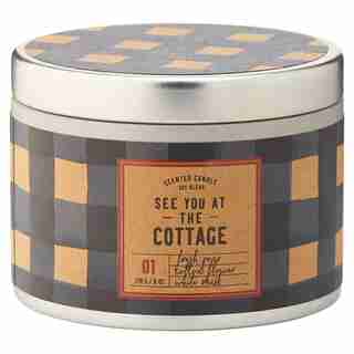 THE COTTAGE CANDLE - LARGE TIN