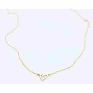 LITZI LOVE NECKLACE - 10K YELLOW
