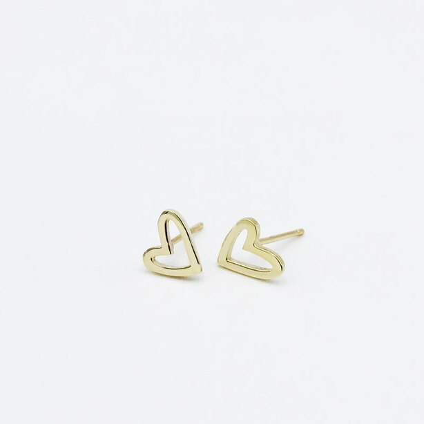 LITZI LOVE EARRINGS - 10K YELLOW GOLD