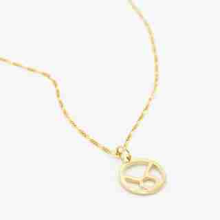 LITZI ZODIAC TAURUS NECKLACE - 10K YELLOW GOLD