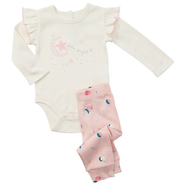IndigoBaby x Pehr Onesie and Pant Set Starry Night 0-3 Months