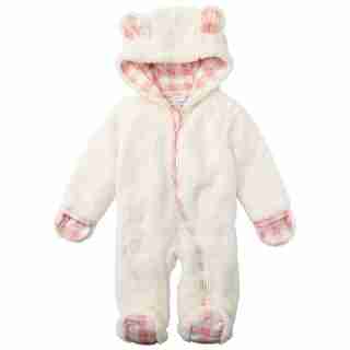 Sherpa Snuggle Suit Pink 6-12 Months