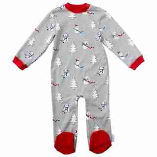 Hockey Snowman Sleeper 6-12 Months
