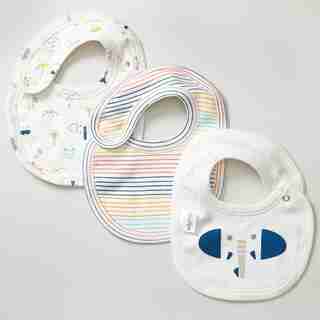 IndigoBaby Basics Bib Set 3 Pack
