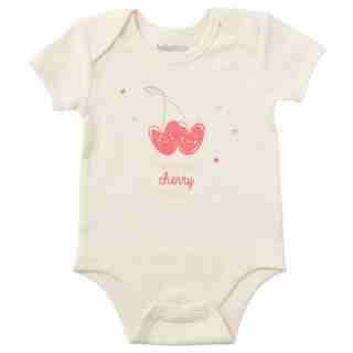 IndigoBaby I Love You Cherry Much Onesie 6-12 Months