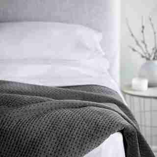 WELLNESS WEIGHTED BLANKET - 15LB, GREY