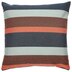 Sunbrella Light Navy Orange Blue Stripe Outdoor Pillow Cover 18 X