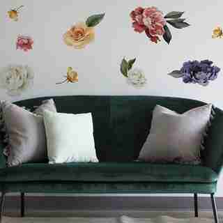 URBANWALLS VINTAGE FLORAL PACK N' GO WALL DECAL