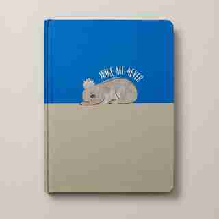 HARDCOVER KOALA JOURNAL SMALL WAKE ME NEVER