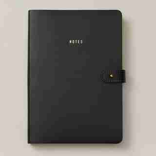 ULTRA FLEXI BUTTON JOURNAL CALI COAST BLACK