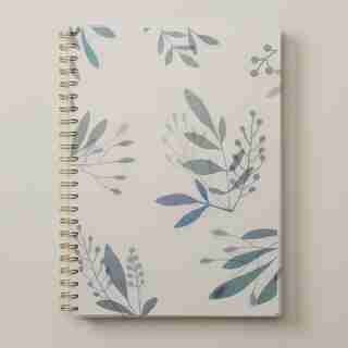 SCANDI STYLE A4 POLYPRO NOTEBOOK BOTANICAL LEAVES