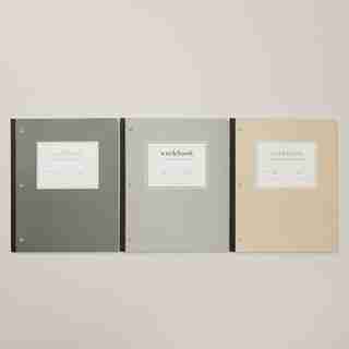SET OF 3 WORKBOOKS CALI COAST GREY