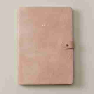 ULTRA-FLEXI BUTTON JOURNAL DUSTY BLUSH