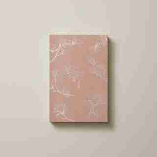 SECRET GARDEN SMALL DECKLED EDGE JOURNAL MAGNOLIA TERRACOTTA