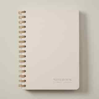NōTA ARCHETYPE A5 PAPERBOARD 4-TAB NOTEBOOK PINK