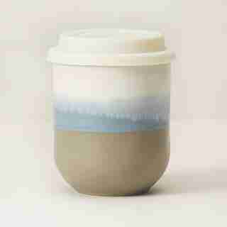 SUNSET SERIES CERAMIC ON-THE-GO CUP – FOREST BLUE