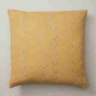 SPUR PATTERN SUNSHINE PILLOW COVER 18” X 18”