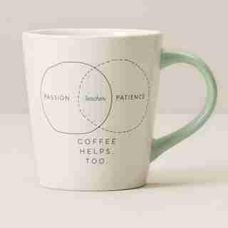 PASSION PATIENCE COFFEE TEACHER MUG