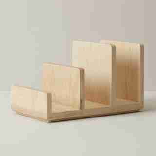 SCANDI STYLE WOOD FILE SORTER
