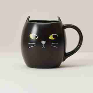 BLACK CAT MUG