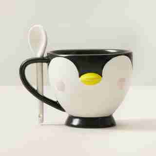 PENGUIN MUG WITH SPOON