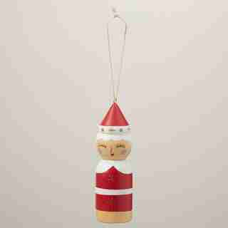 ORNEMENT EN BOIS – MÈRE NOËL
