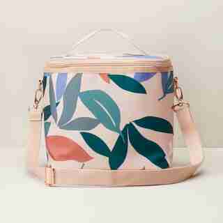 INSULATED LUNCH BAG FLORAL PRINT